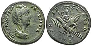Antoninus Pius pour Faustina Augusta 138-141 ... 