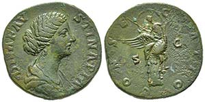 Antoninus Pius pour Faustina II (femme de ... 