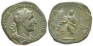  Trebonianus Gallus 251-253 Sestertius, ... 