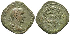 Trebonianus Gallus 251-253 Sestertius, Rome, ... 