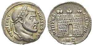 Constantinus I 306-337 Argenteus, Rome, ... 
