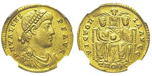 Valens 364-378 (Empereur dOrient) Solidus, ... 