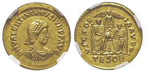 Valentinianus II 375-392 Solidus, ... 