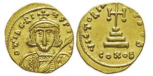 Tiberius III 698-705  Solidus, ... 