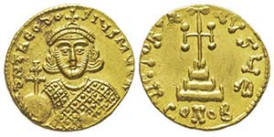 Theodosius III 715-717  Solidus, ... 