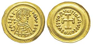 Monnayage au nom de Maurice Tiberius 582-602 ... 