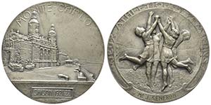 Monaco, Albert Ier 1889-1922 Médaille Jeux ... 
