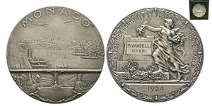 Monaco, Louis II 1922-1949 Médaille en ... 
