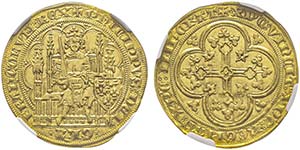 VALOIS 1328-1589 Philippe VI 1328-1350  Ecu ... 