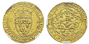 Charles VI 1380-1422 Écu d’or à la ... 