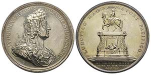 Louis XIV 1643-1715 Médaille en argent, ... 