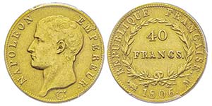 Premier Empire 1804-1814  40 Francs, ... 
