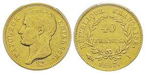 Premier Empire 1804-1814  40 Francs, ... 