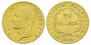 Premier Empire 1804-1814  20 Francs, ... 