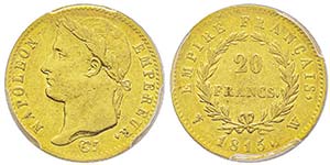 Cent-Jours, 20 mars-22 juin 1815 20 Francs, ... 