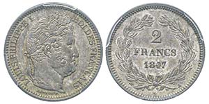 Louis Philippe 1830-1848  2 Francs, Paris, ... 