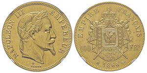 Second Empire 1852-1870 100 Francs, ... 
