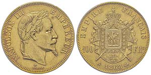 Second Empire 1852-1870 100 Francs, Paris, ... 