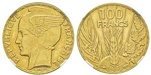 Troisième République 1870-1940 100 Francs ... 