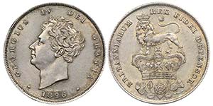 George IV 1820-1830
Shilling, 1826, AG 5.65 ... 