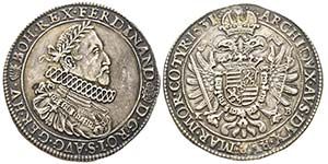 Hungary
Ferdinand II 1619-1637
Thaler, ... 