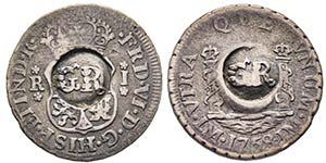 Jamaïque
10 Pence (Real), ND (1758), Act of ... 