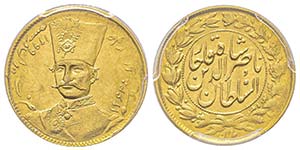 Iran
Nasir al-Din Shah 1848-1896
1 Toman, ... 