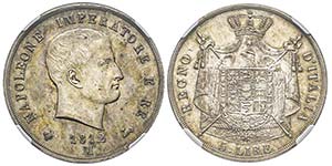 Royaume dItalie 1805-1814
5 Lire, Milan, ... 
