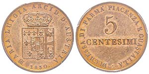 Parma, Maria Luigia 1815-1847
5 Centesimi, ... 