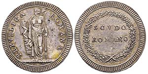 Repubblica Romana 1798-1799
Scudo, ND ... 