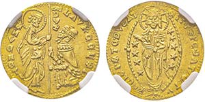 Lorenzo Celsi 1361-1365
Zecchino, ND, AU 3.5 ... 
