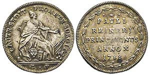Paolo Renier 1779-1789
Osella, 1788, AG 9.71 ... 
