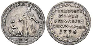 Ludovico Manin 1789-1797 
Osella, 1796, AG ... 
