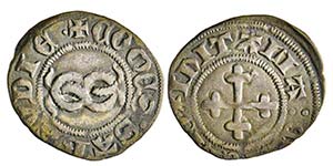 Amedeo VII 1383-1391
Bianchetto, zecca ... 