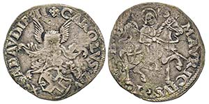 Carlo II 1504-1553
da grossi 5 e 1/4 o ... 