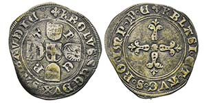 Carlo II 1504-1553
24° di Ducato, II tipo, ... 
