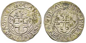 Carlo II 1504-1553
Grosso di Savoia, III ... 