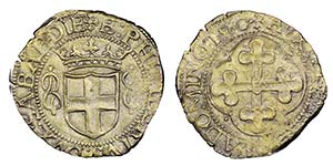 Emanuele Filiberto Duca 1559-1580
Grosso, IV ... 