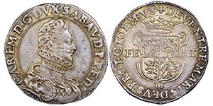 Carlo Emanuele I 1580-1630
Ducatone, IV ... 