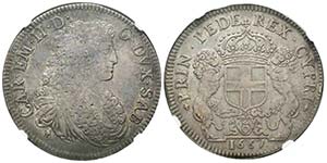 Carlo Emanuele II Duca 1648-1675
Scudo ... 