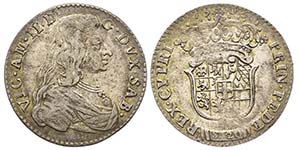 Vittorio Amedeo Duca II 1680-1713
Lira, IV ... 