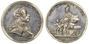 Vittorio Amedo III 1773-1796
Medaglia in ... 