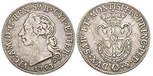 Vittorio Amedo III 1773-1796 
Monetazione ... 