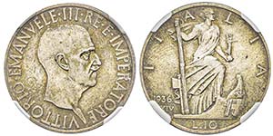 Vittorio Emanuele III 1900-1943
10 Lire ... 