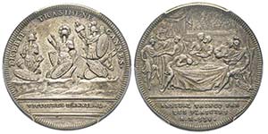 Switzerland
Médaille en argent, 1740-1750, ... 