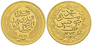 Tunisia
Sultan Abdul Mejid 1839-1861 
100 ... 