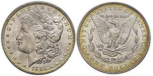 Morgan Dollar, Philadelphia, 1885, AG 27 ... 