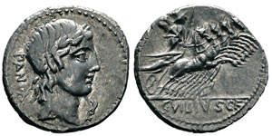 Vibia, C. Vibius C.f. Pansa Denarius, Rome, ... 