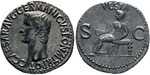  Caligula 37-41 après J.-C. As, Rome, 37-38 ... 