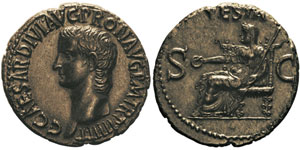   Caligula 37-41 après J.-C. As, Rome, ... 
